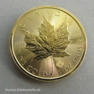 1-Unze-Feingold-9999-Gold Maple-Leaf