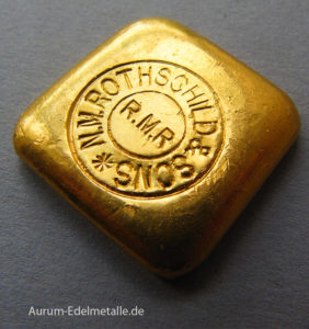 Goldbarren Rothschild