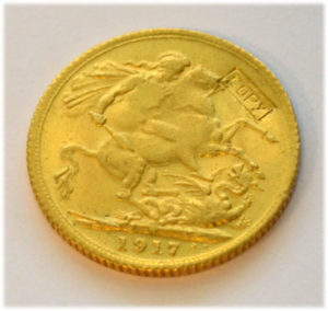 Faelschung One Pound Sovereign-1917